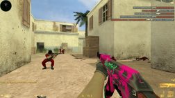 Идет игра в CS 1.6 Extreme