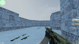 Вид золотого АК47