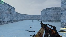 М4А1 в лаве