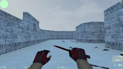 Нож и перчатки в уникальных цветах от Скэйла